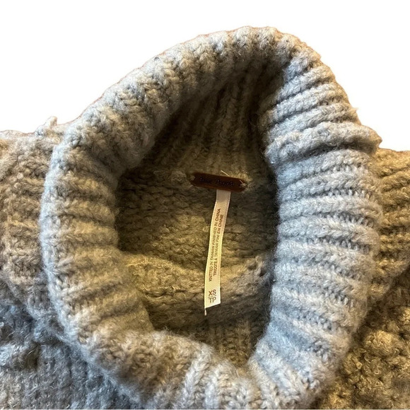 NWT Free People Bradley Pullover Sweater Grey Size XS - Picture 14 of 15
